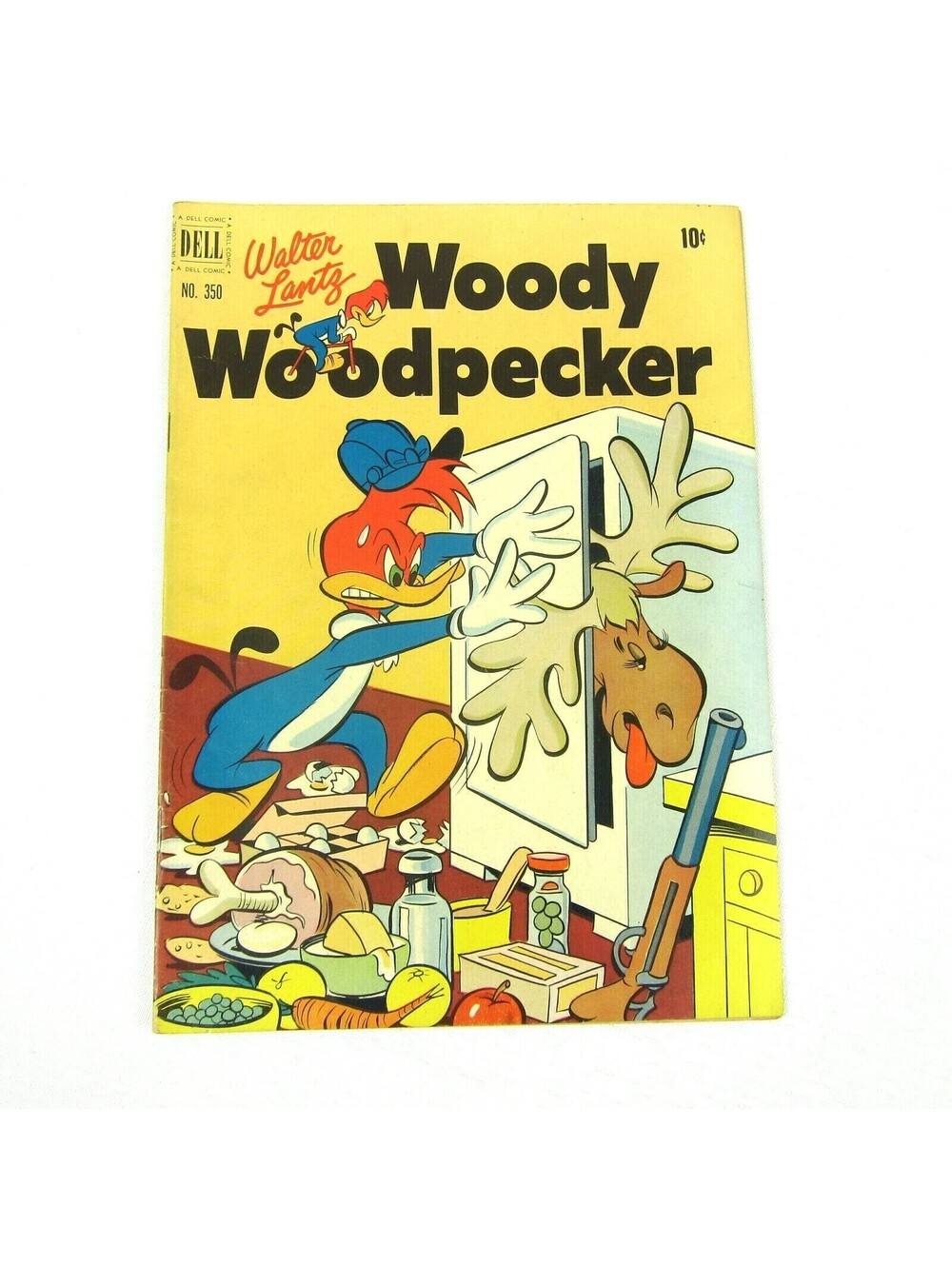 Vintage 1951 Woody Woodpecker Comic Book 350 Dell Comics Four Color Walter Lantz
